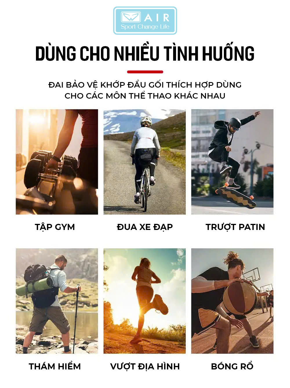 Bó gối xỏ silicone cường lực