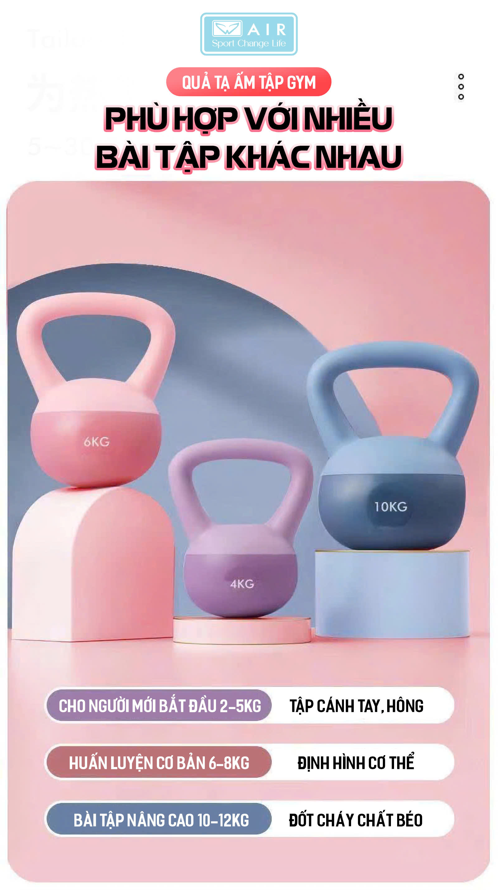 Tạ ấm silicone mềm