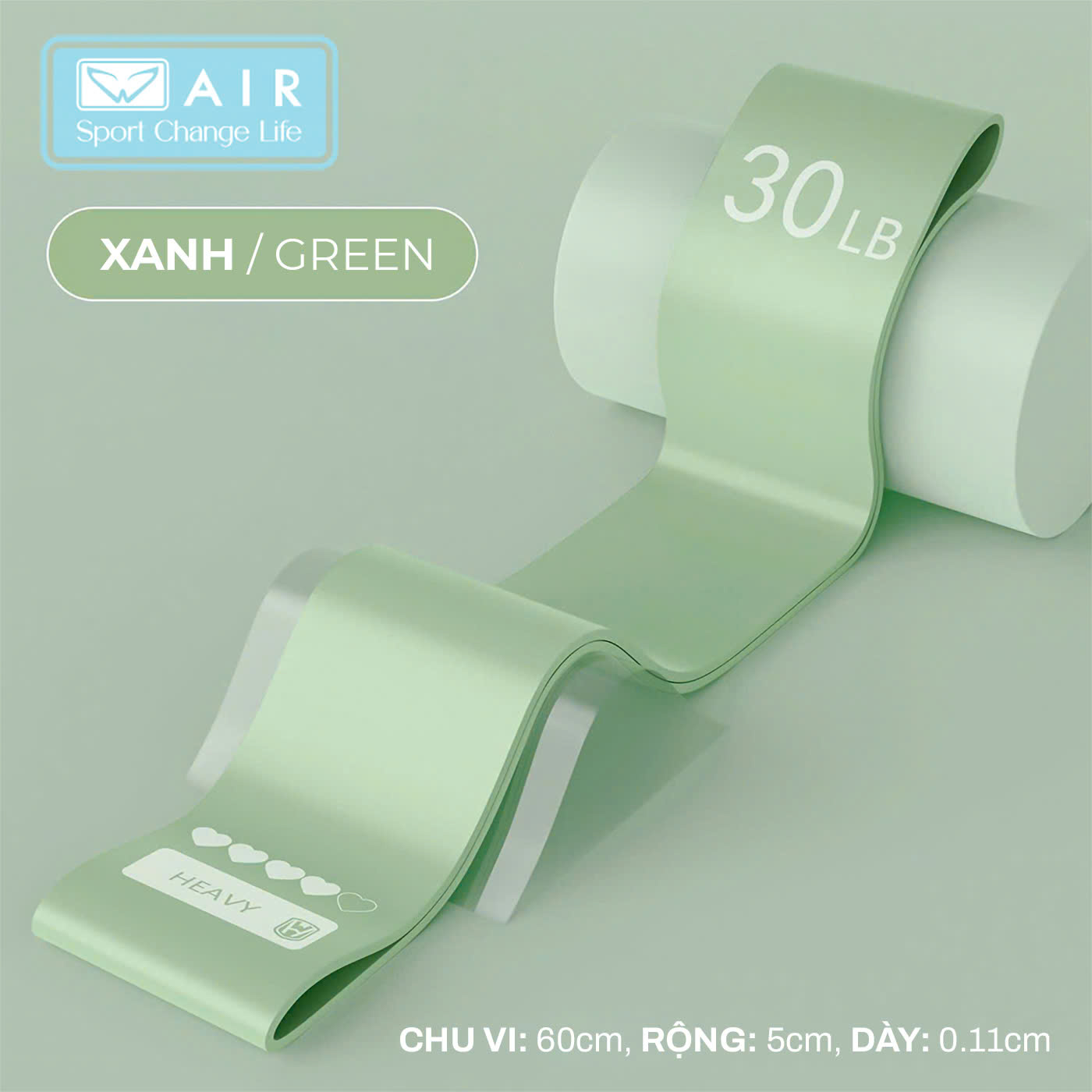 Dây kháng lực đùi mini band AIR SPORT