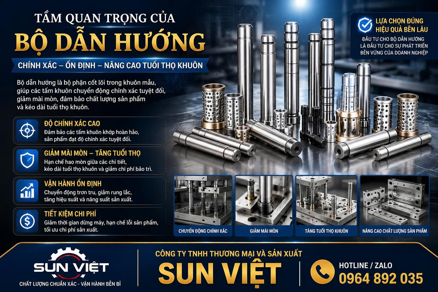 Giới thiệu tổng quan về bộ dẫn hướng khuôn