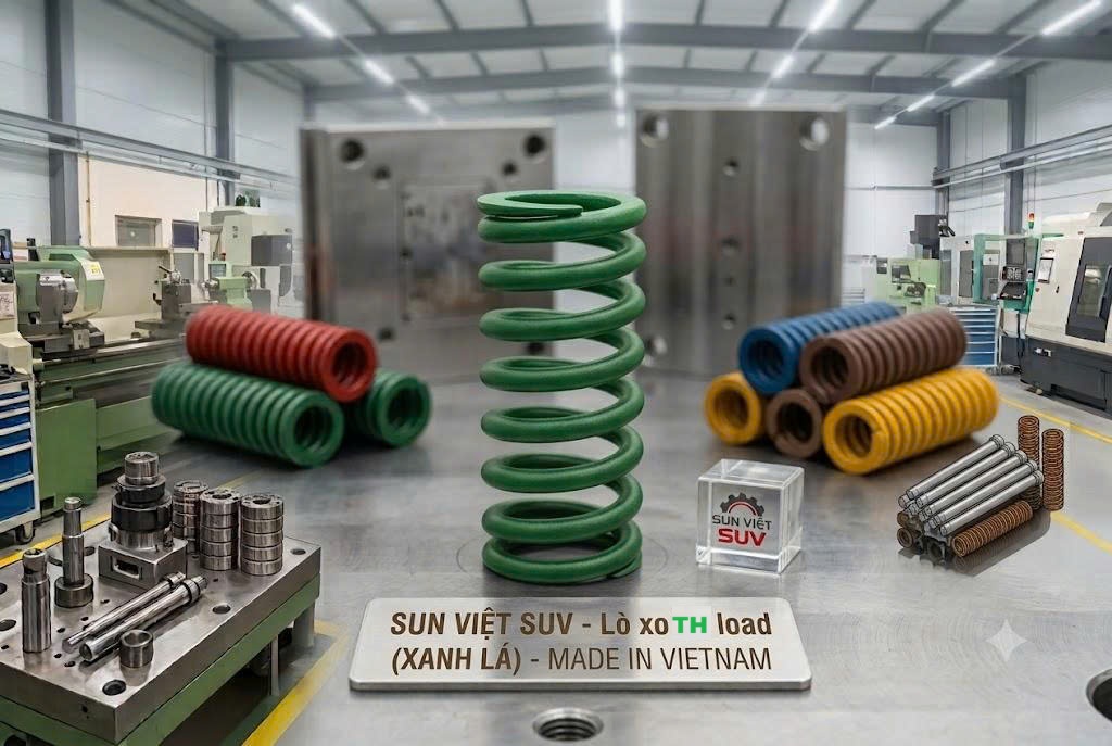 Lò xo xanh lá (xanh đậm) TH là gì và Ứng dụng thực tế