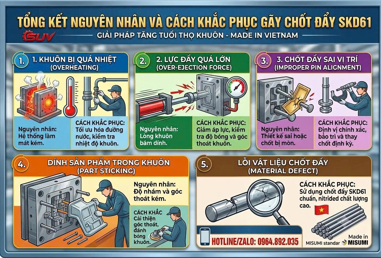 5 LỖI THƯỜNG GẶP KHI LẮP KHUÔN ÉP NHỰA