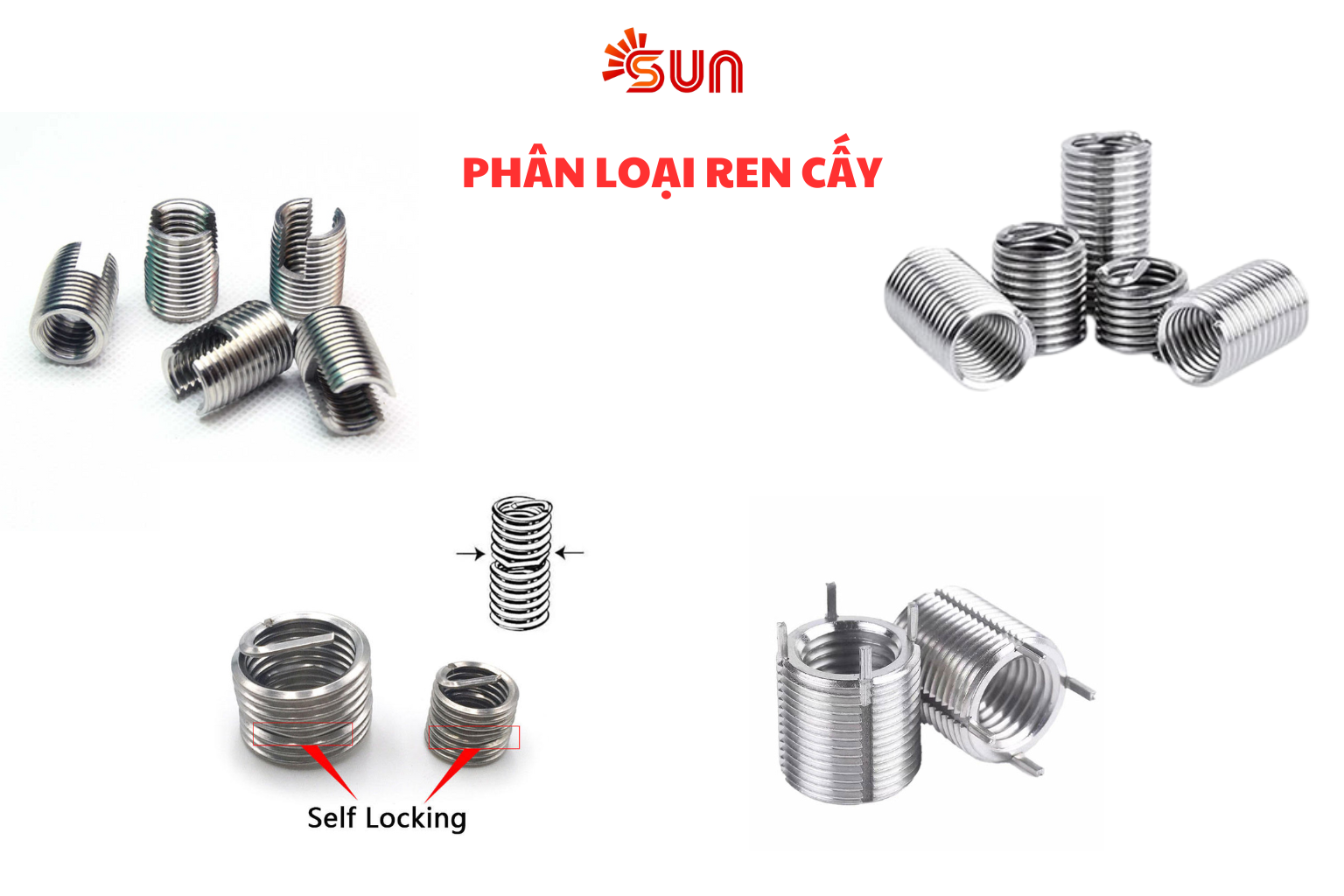 Phân loại ren cấy và cách chọn ren cấy phù hợp
