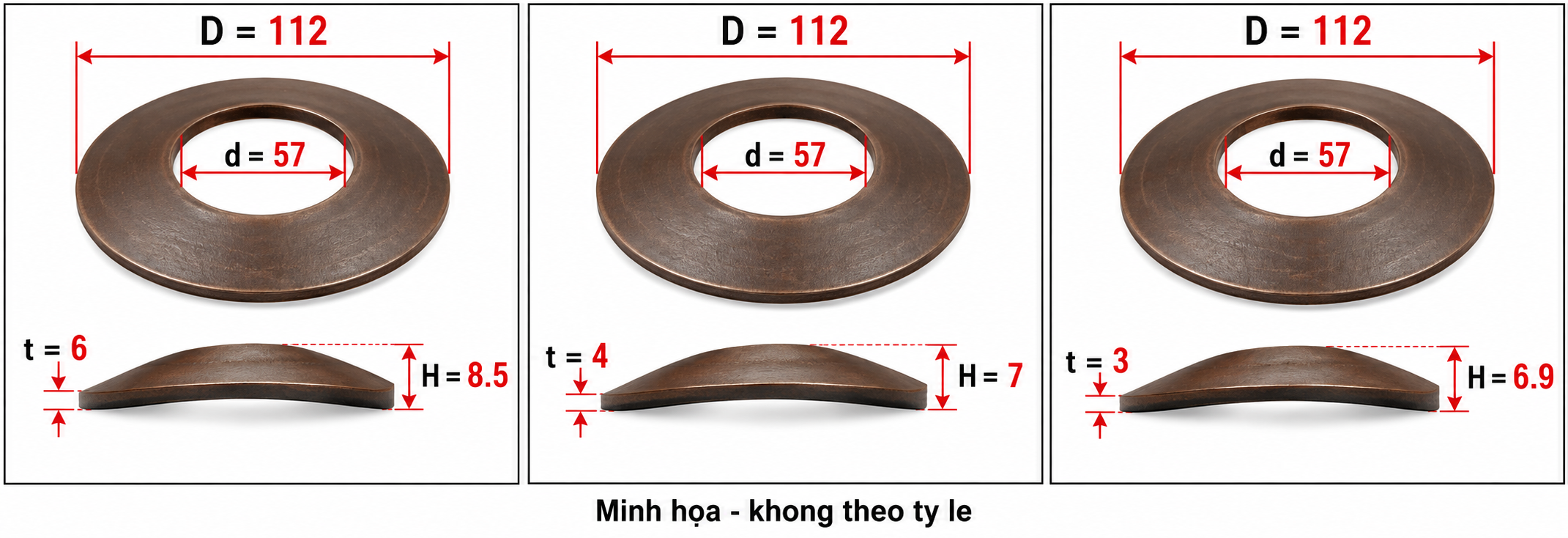 Lò xo đĩa D112