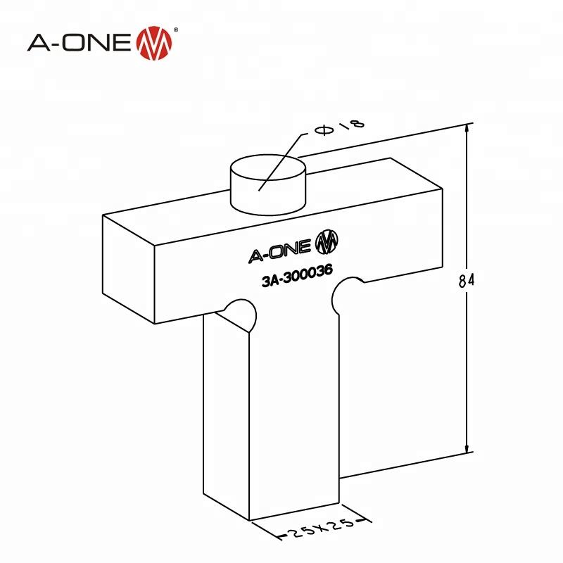 Thanh căn chỉnh vuông 25 A-ONE 3A-300036 | Square 25 alignment rail