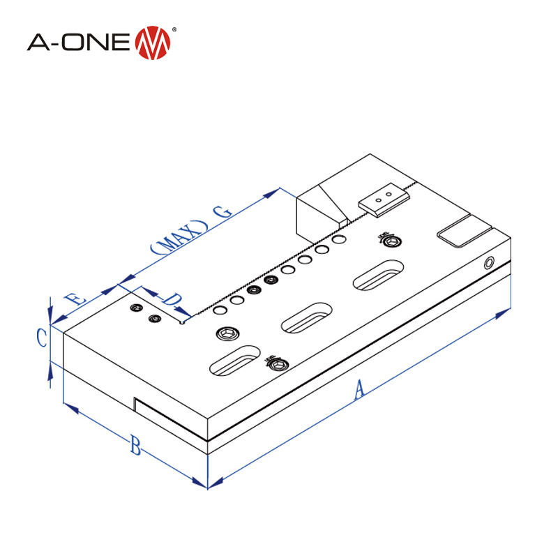 Kẹp chỉnh tinh cho máy EDM A-one 3A-210015