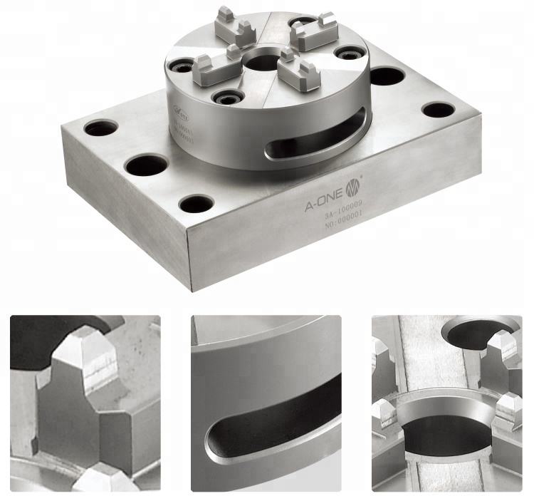 Đầu kẹp nhanh 100P có đế – A-ONE 3A-100009 | Quick chuck 100 P