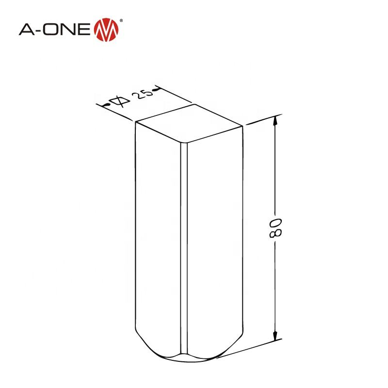 Phôi điện cực vuông A-ONE 3A-300076 / 3A-300078 | Square 25 electrode blank