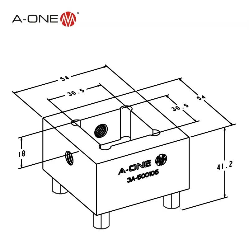 Holder điện cực prisround A-ONE 3A-501105
