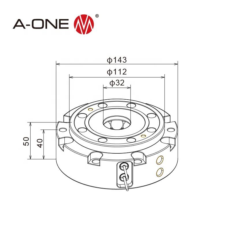Đầu gá định vị nhanh A-ONE 3A-110114 – Zero-Point Chuck có cảm biến