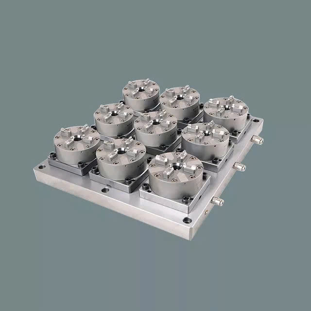 Đầu kẹp khí nén 9 chấu A-ONE 3A-100927 | Nine-fold pneumatic chuck