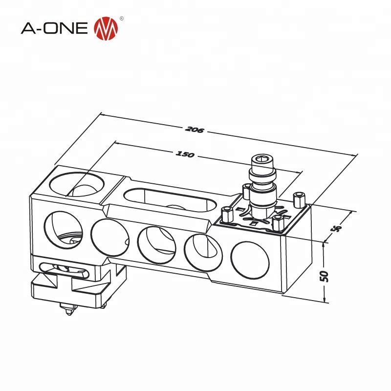 Đầu kẹp nối ngang A-One 3A-300093 | 150H Extention chuck