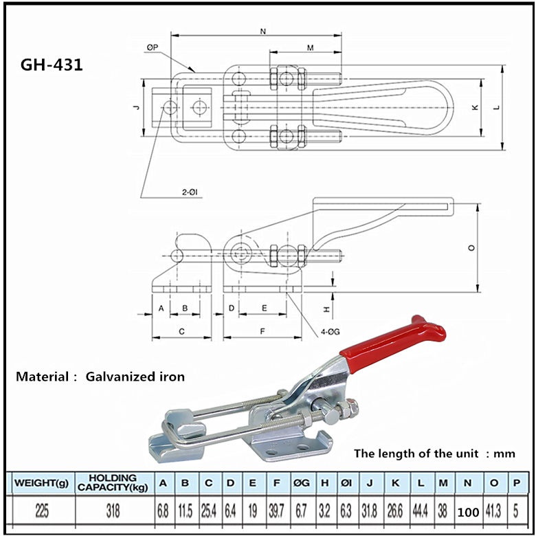 Cam kẹp GH431