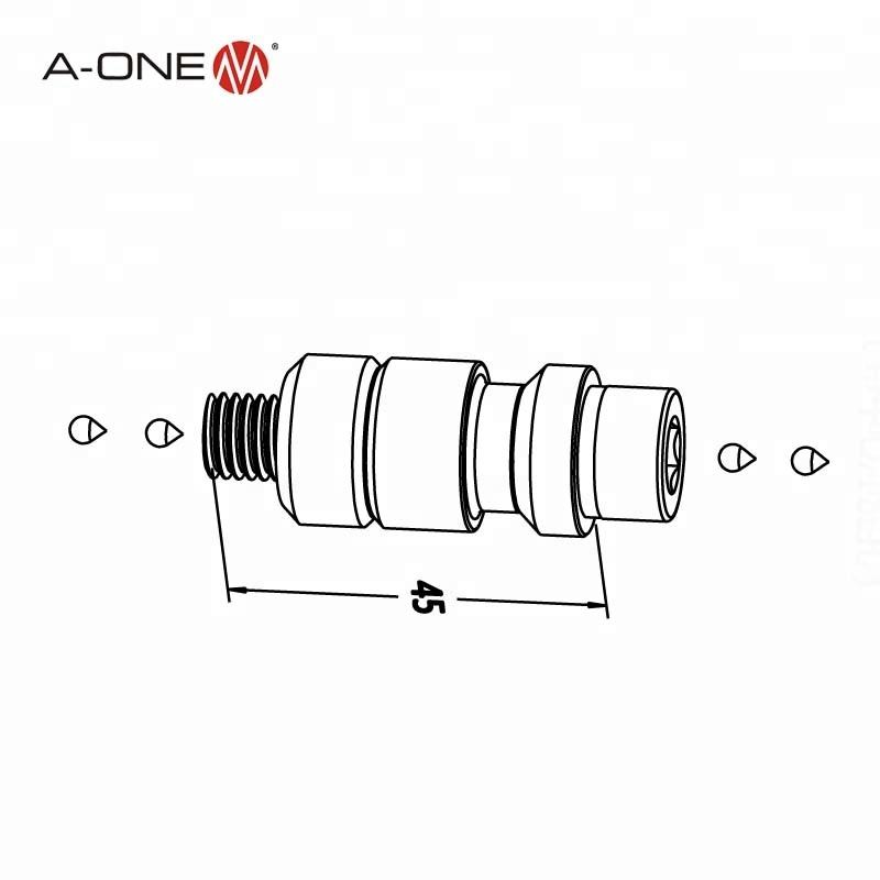 Chốt kẹp EDM có lỗ xả 3A-400039 – Chucking Spigot F/M