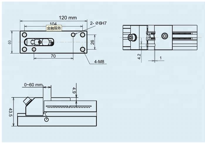 Ê tô nhỏ chính xác A-ONE 3A-110075