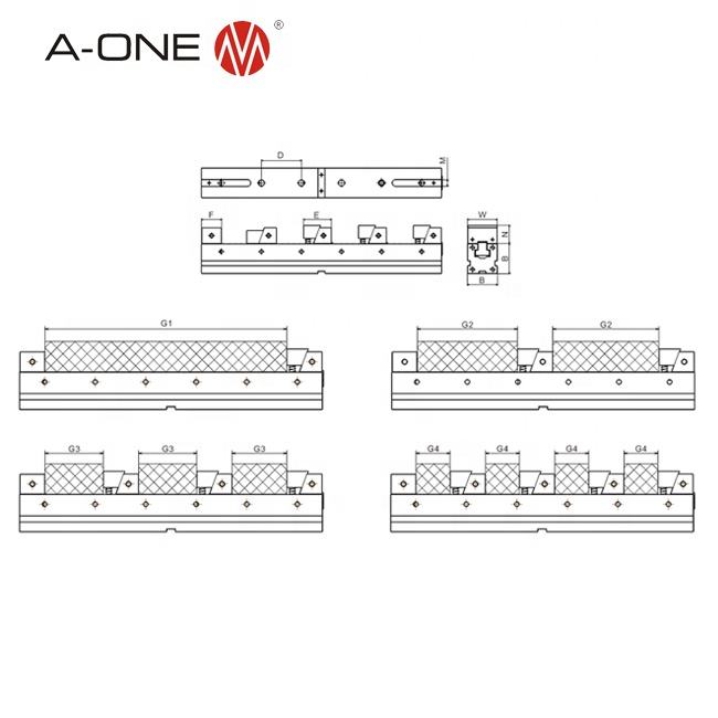 Ê-tô phẳng đa trạm A-ONE 3A-110303 / 3A-110304