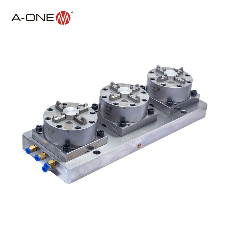 Đầu kẹp khí nén 3 chấu A-ONE 3A-100924 | Three-fold chuck