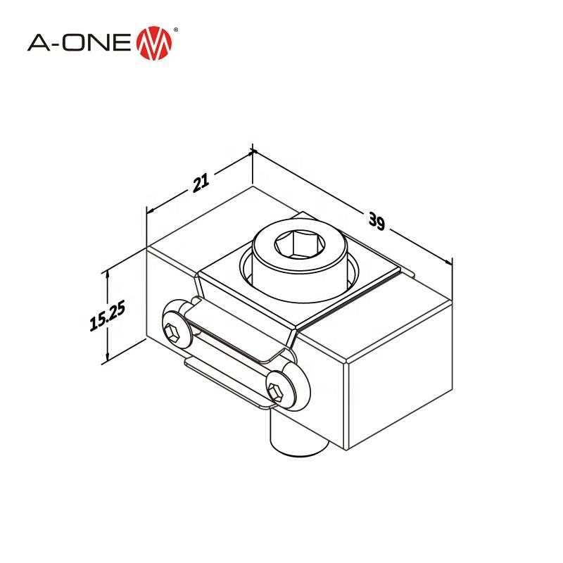 Bộ giãn nở kẹp CNC 39×21×15 mm A-ONE 3A-110081