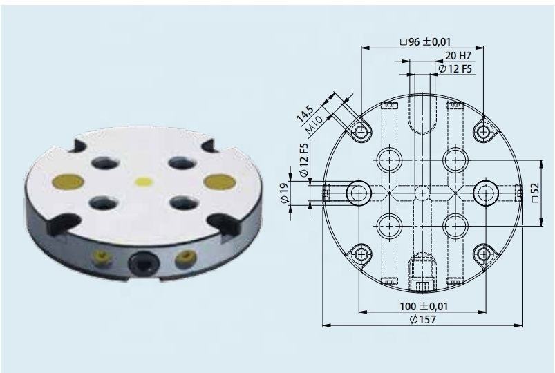 Tấm đế Zero-Point tròn 3A-110165