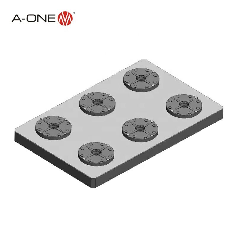 Đầu kẹp định vị Zero-Point 6 vị trí A-ONE 3A-110120 / 3A-110121