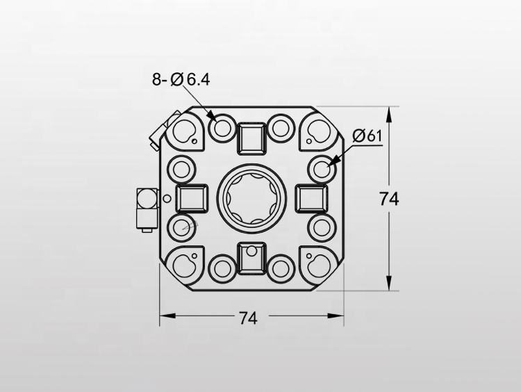 Đầu kẹp khí nén R nhẹ A-one 3A-100070