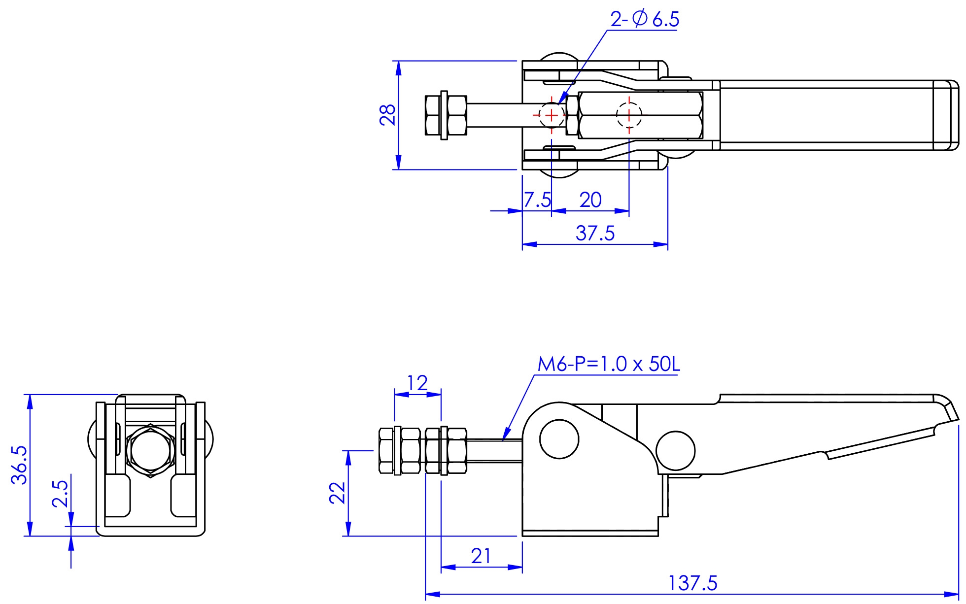 Cam kẹp GH-43120 Latch Toggle clamp