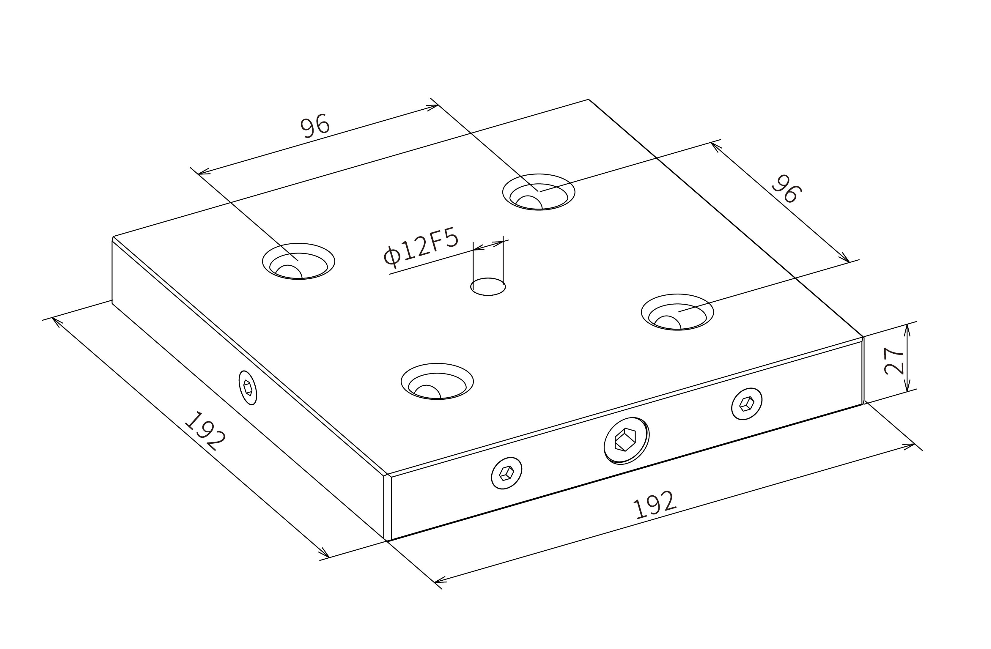 Tấm đế Zero-Point khóa mở nhanh 3A-110251