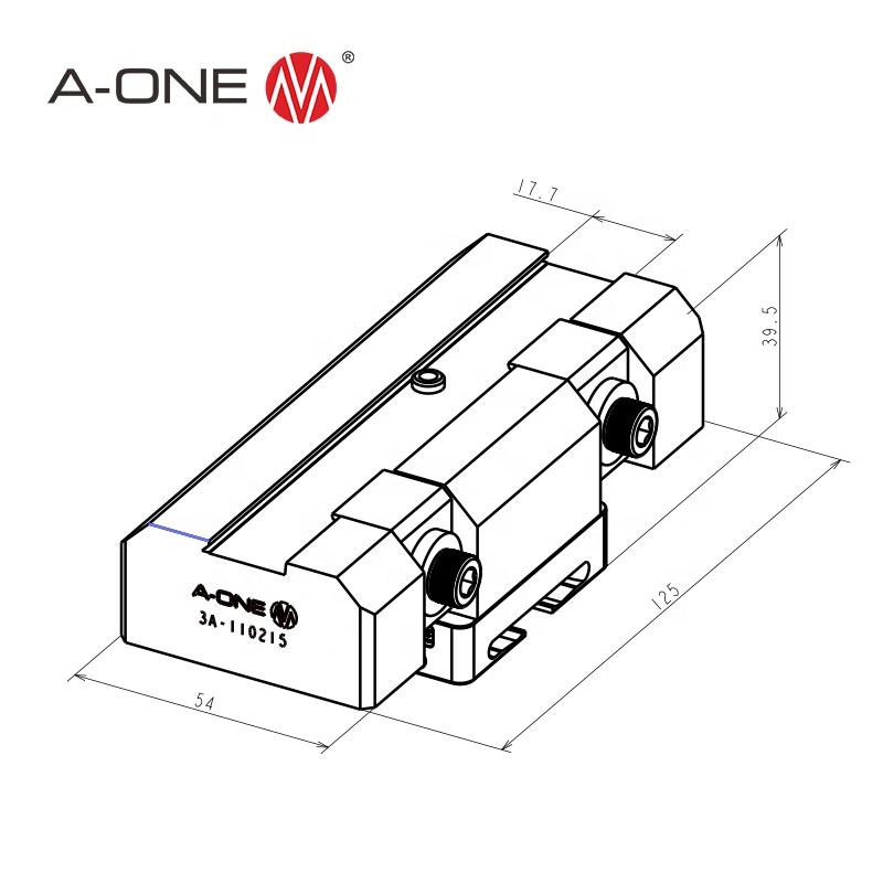 Bộ kẹp phôi dạng nêm R25L A-ONE 3A-110215 | Dovetail collet R25L