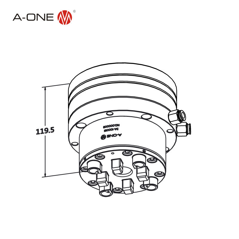 Đế gá chuẩn R cho đầu EDM A-one 3A-300095
