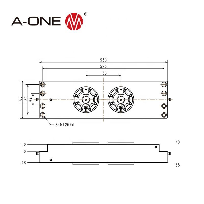 Đầu kẹp Zero-Point cầu đôi 2 mặt A-ONE 3A-10000824