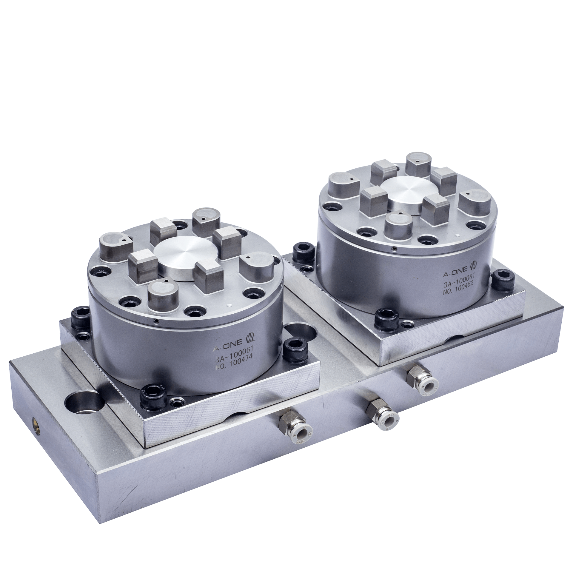 Mâm cặp khí nén đôi R Auto Chuck 3A-100064