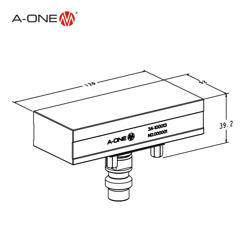 Thước đo chuẩn Zero Point CNC A-ONE 3A-100013