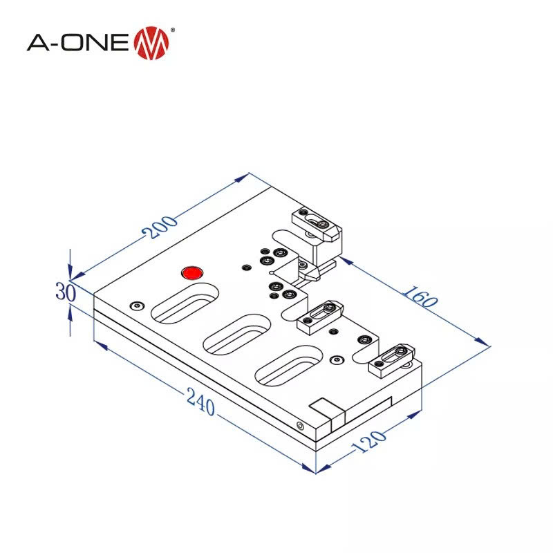 Bàn gá kẹp EDM chính xác có chức năng điều chỉnh A-one 3A-210018