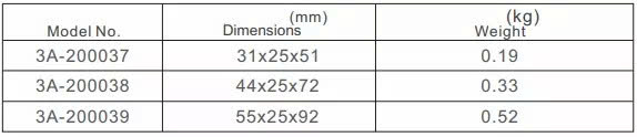 Khối vuông thép không gỉ M A-one 3A-200037 / 200038 / 200039