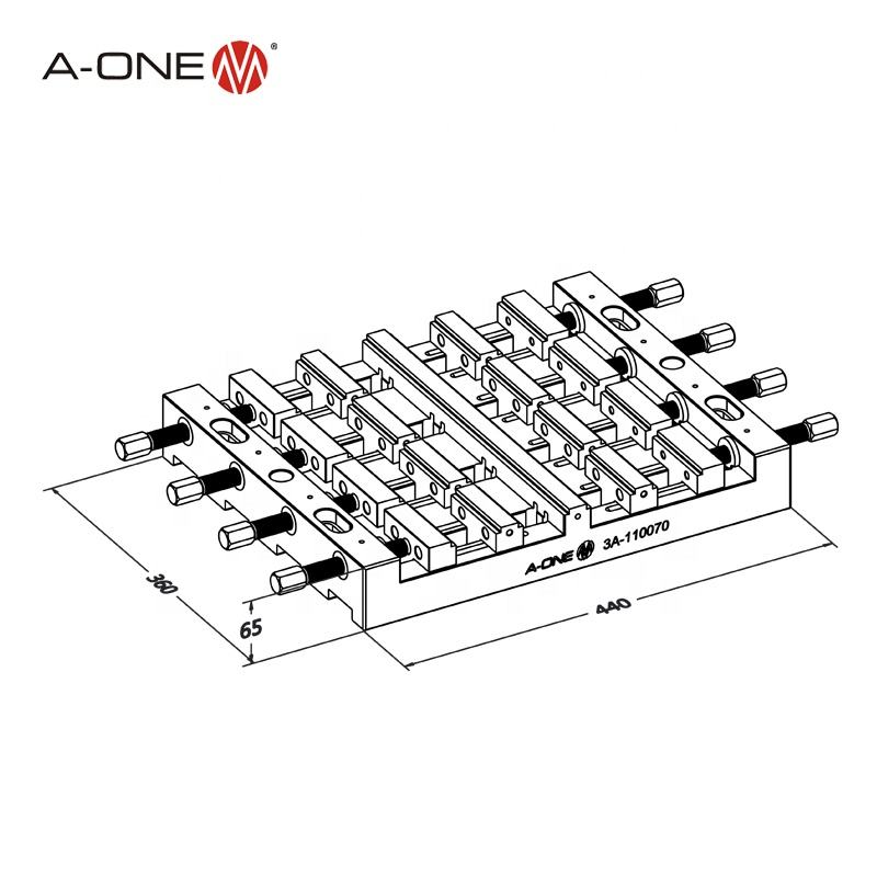 Ê-tô đa trạm A-ONE 3A-110070 | CNC multistation vise