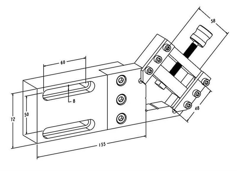 Ê tô mài chính xác EDM A-one 3A-200008 | Wire - cut vise
