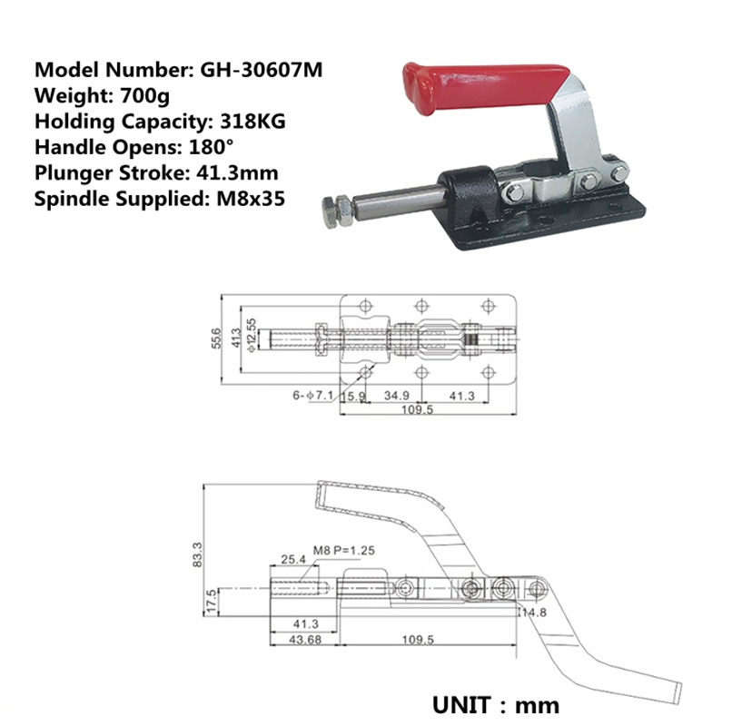 Cam kẹp GH-30607M Pull-Push Toggle clamp