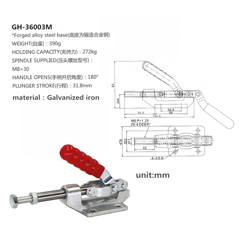 Cam kẹp GH-36003M Pull - Push Toggle Clamp