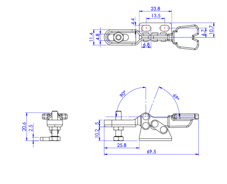 Cam kẹp GH-22035