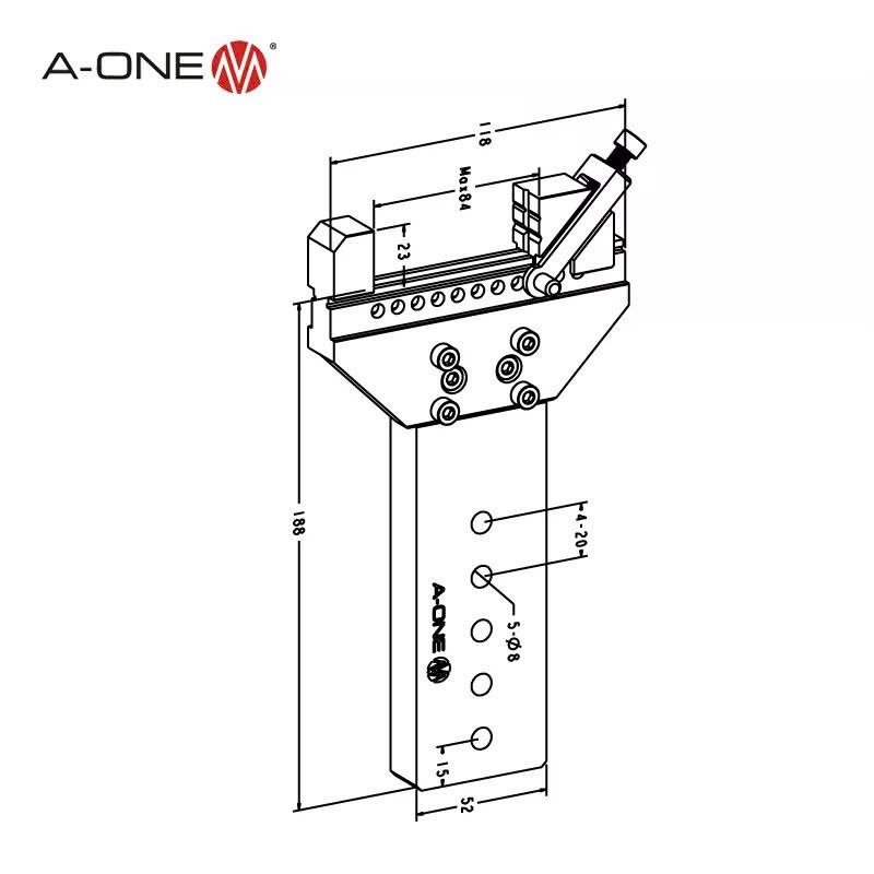 Ê tô cắt dây EDM độ chính xác cao – A-one 3A-200009 | Wire - cut vise
