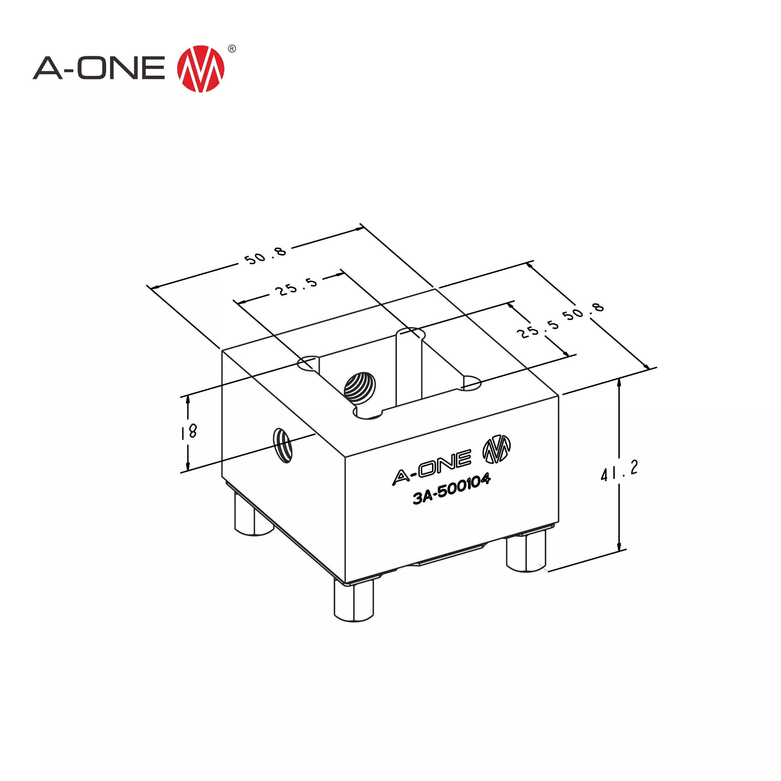 Holder điện cực prisround A-ONE 3A-500104 (Bộ 12 cái)