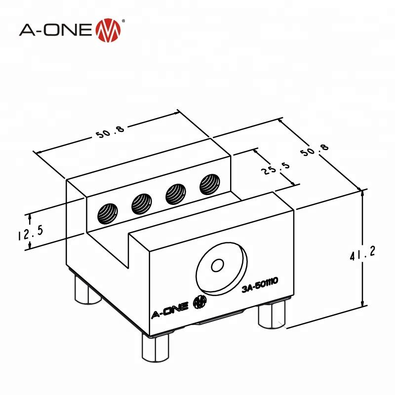 Gá điện cực chữ nhật A-ONE 3A-501110 (Bộ 12 cái) | Uniholder