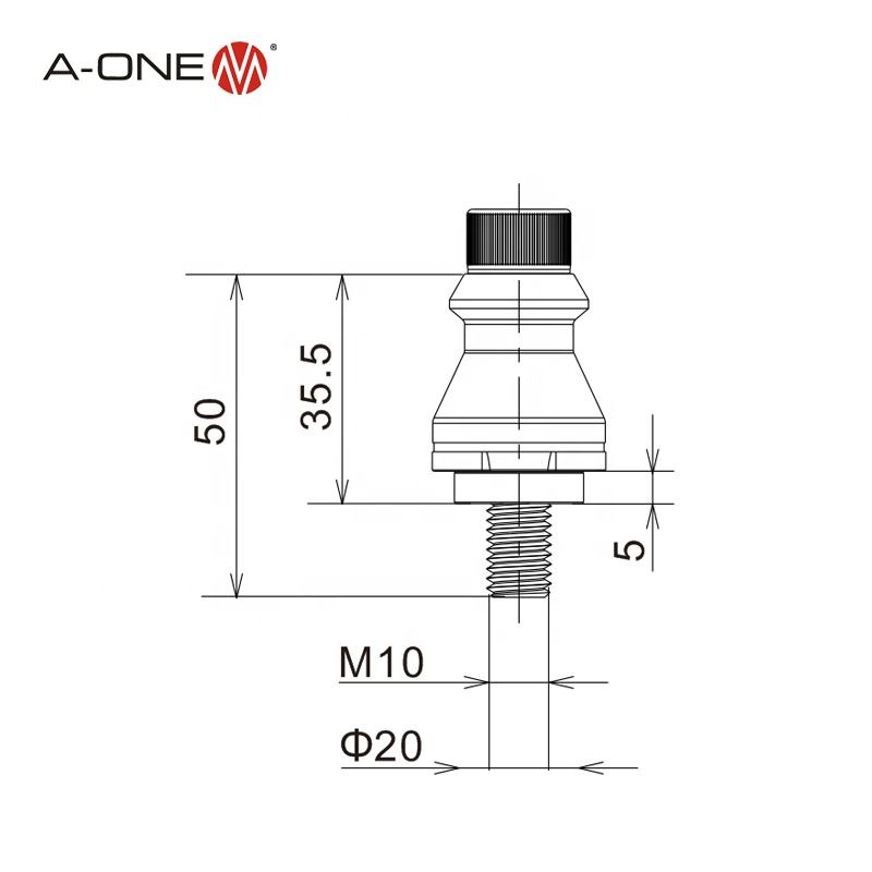 Chốt bù trừ định vị A-ONE 3A-400101 – Compensation Spigot hệ Zero Point