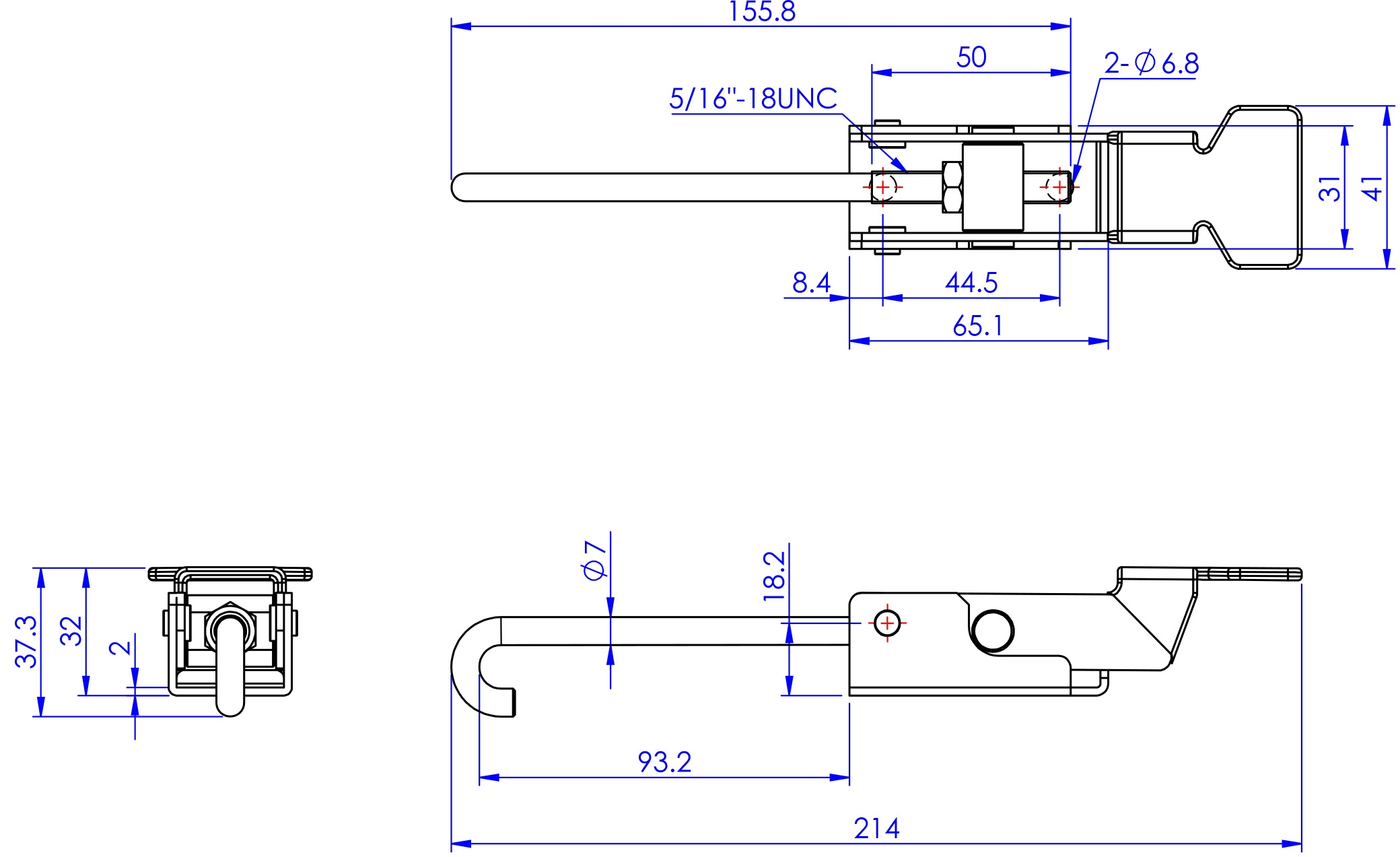 Cam kẹp GH-40702 Latch Toggle clamp