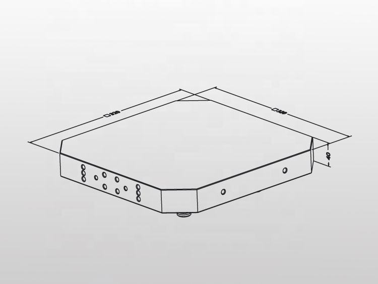 Pallet UPC Nhôm 320×320×40mm A-ONE 3A-100044