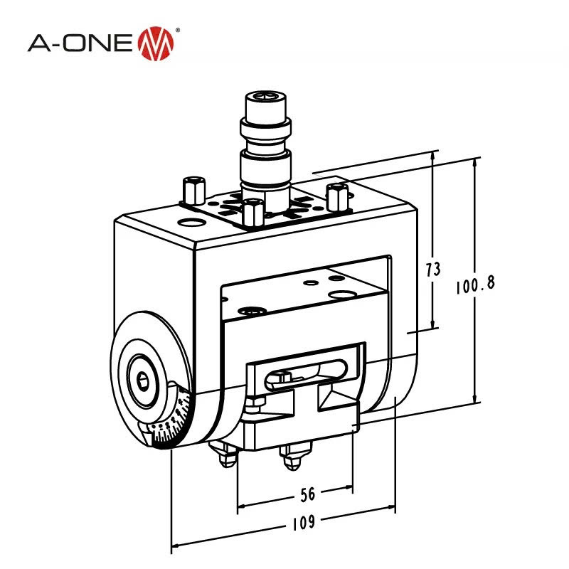 Bộ gá nghiêng UnoSet 3A-300050 | Angled clamping unit UnoSet for quick chuck