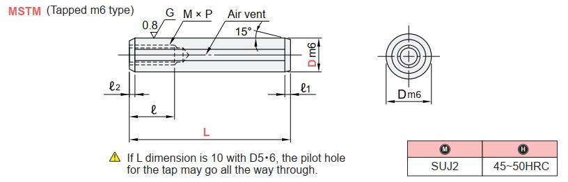 Chốt Định Vị MSTM10