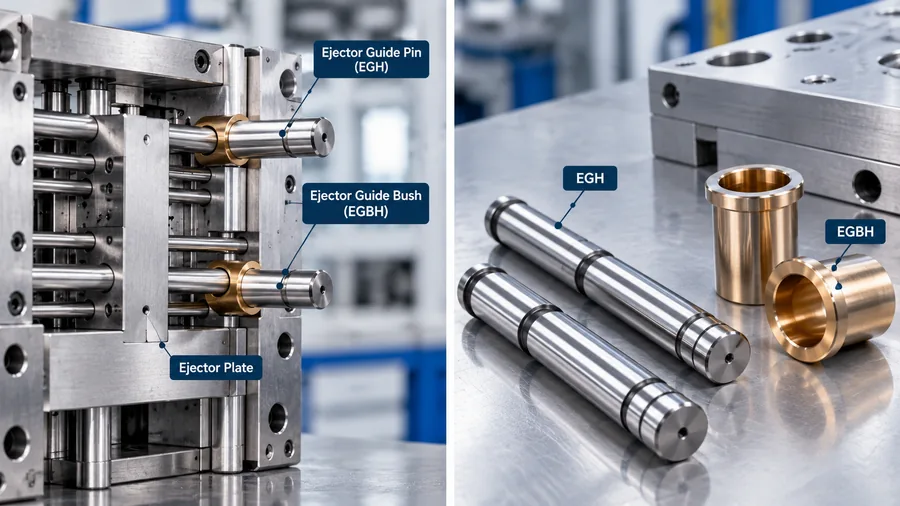 EGH trục dẫn hướng cụm đẩy và Ejector Guide Bush trong khuôn ép nhựa
