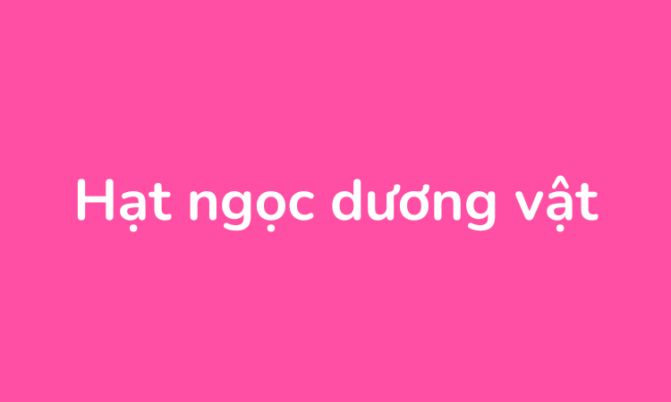 Hạt ngọc dương vật