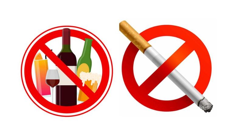 Hạn chế rượu bia, chất kích thích